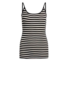 #101 NPS Strap Top Broadway - Black/Ecru